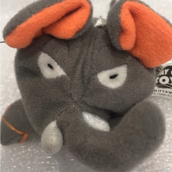 Gray Elephant Keychain Way Out Toys Brand Preowned